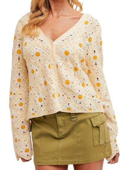 Daisy Cardigan