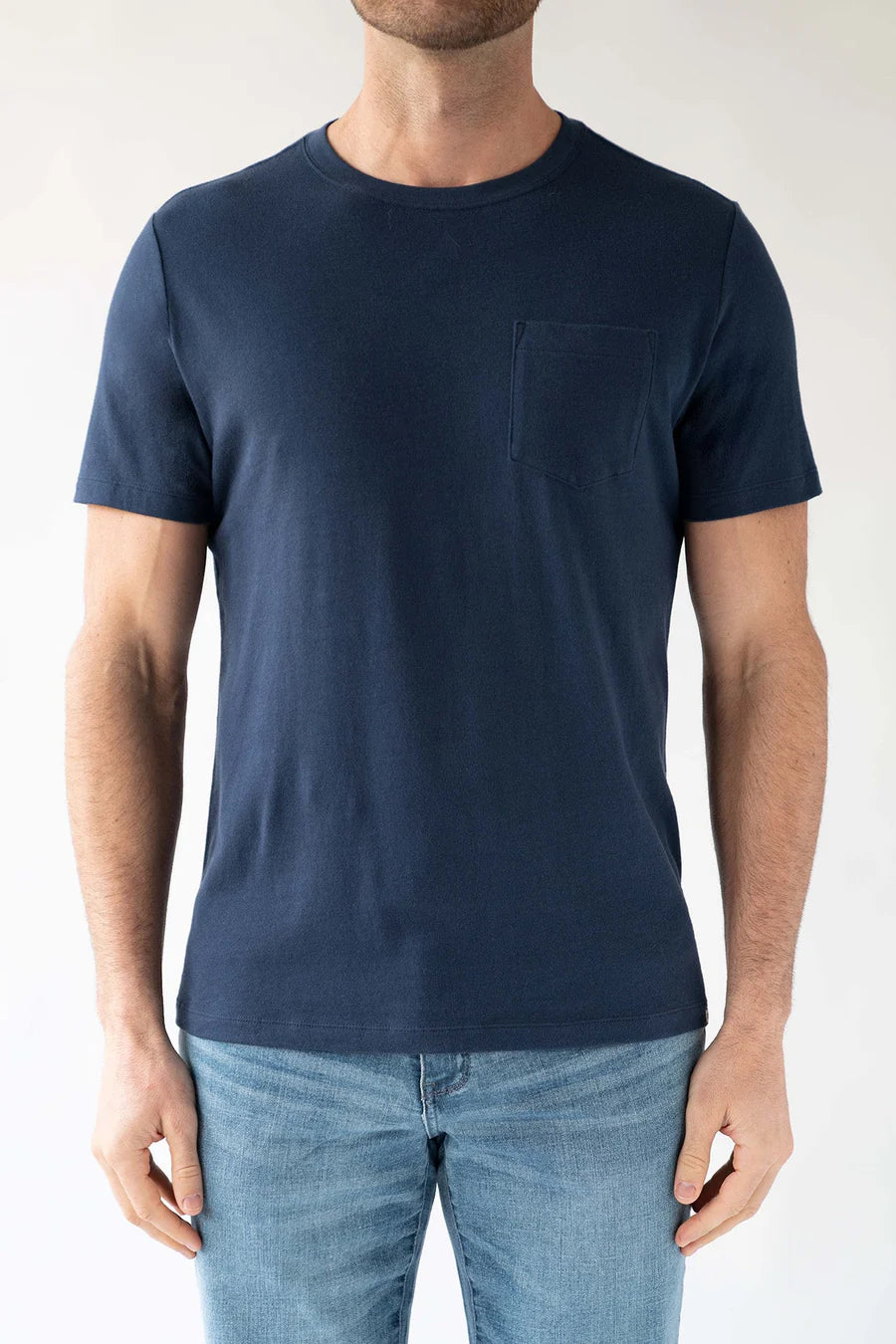 Jake Pocket Tee - Navy