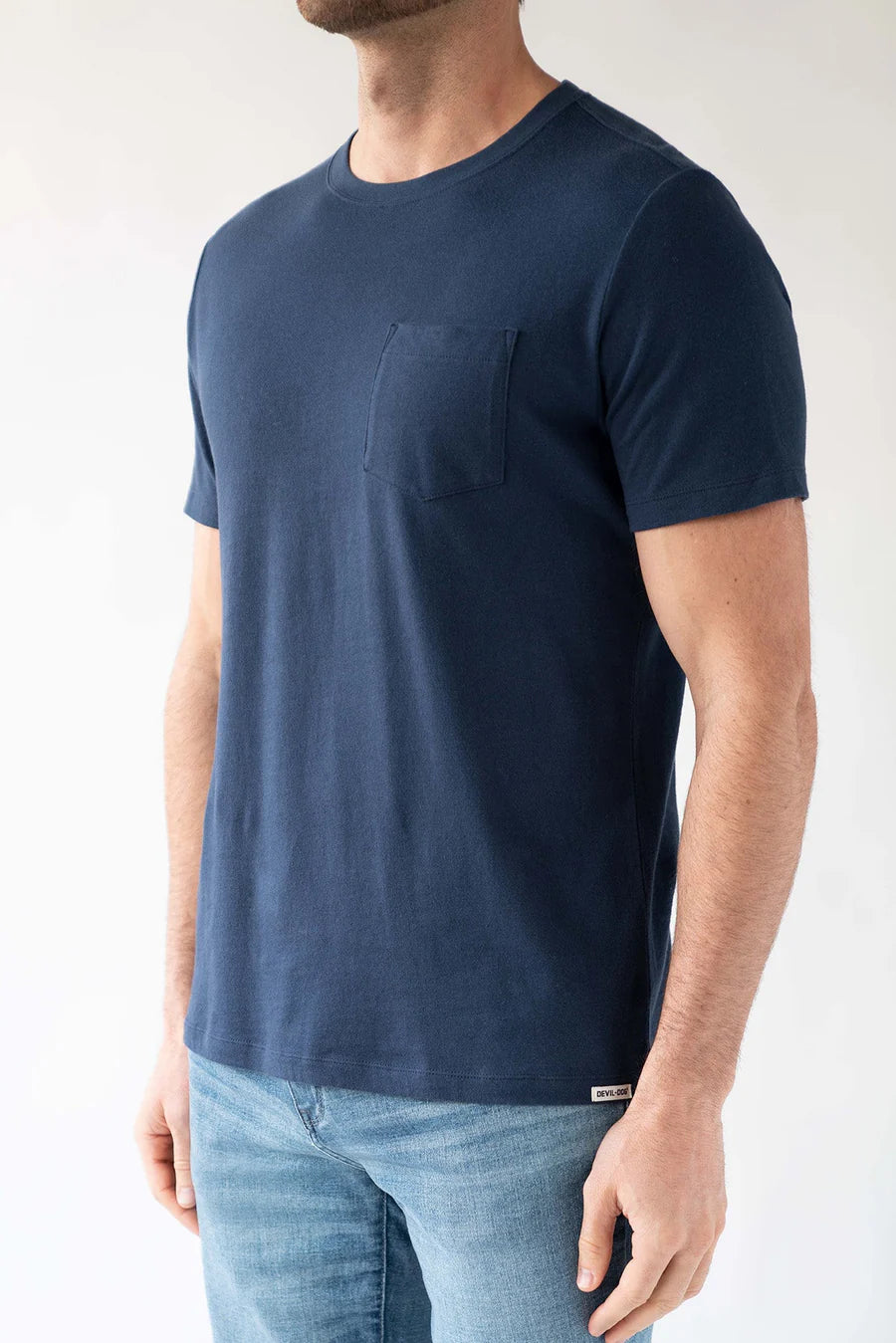 Jake Pocket Tee - Navy