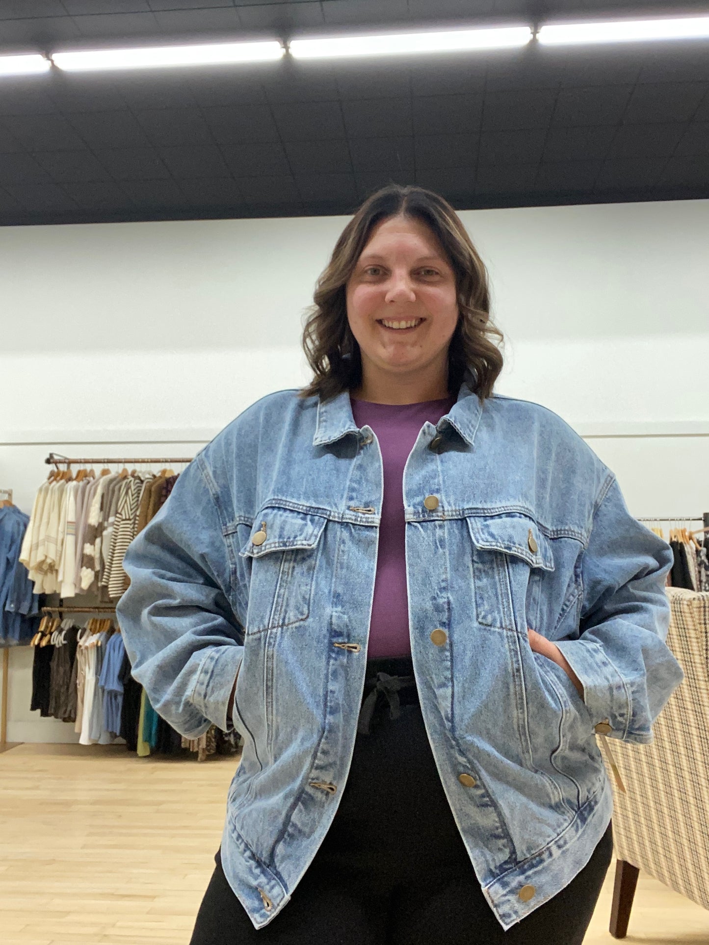Jenny Oversized Jean Jacket