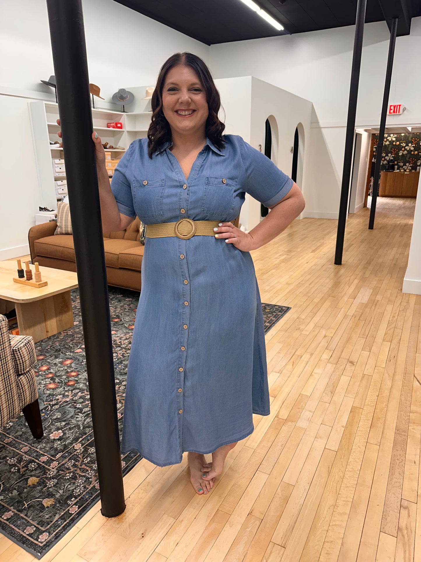 Esther Belted Dress