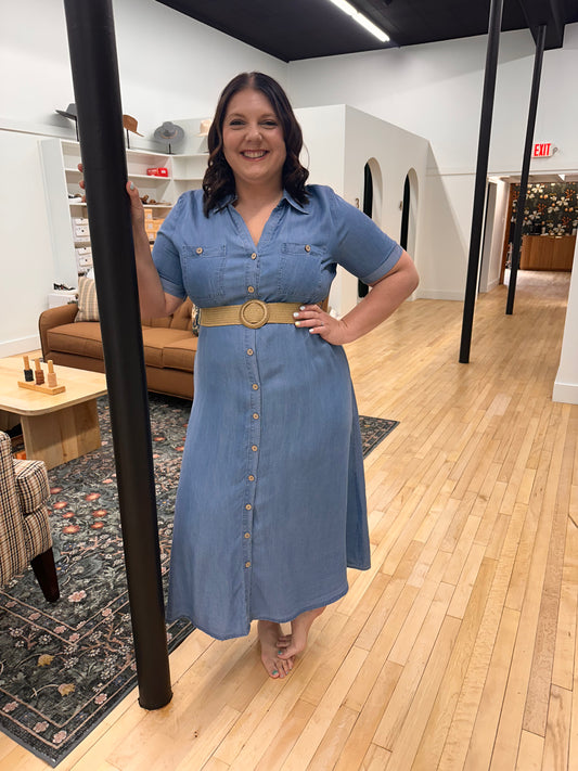 Esther Belted Dress