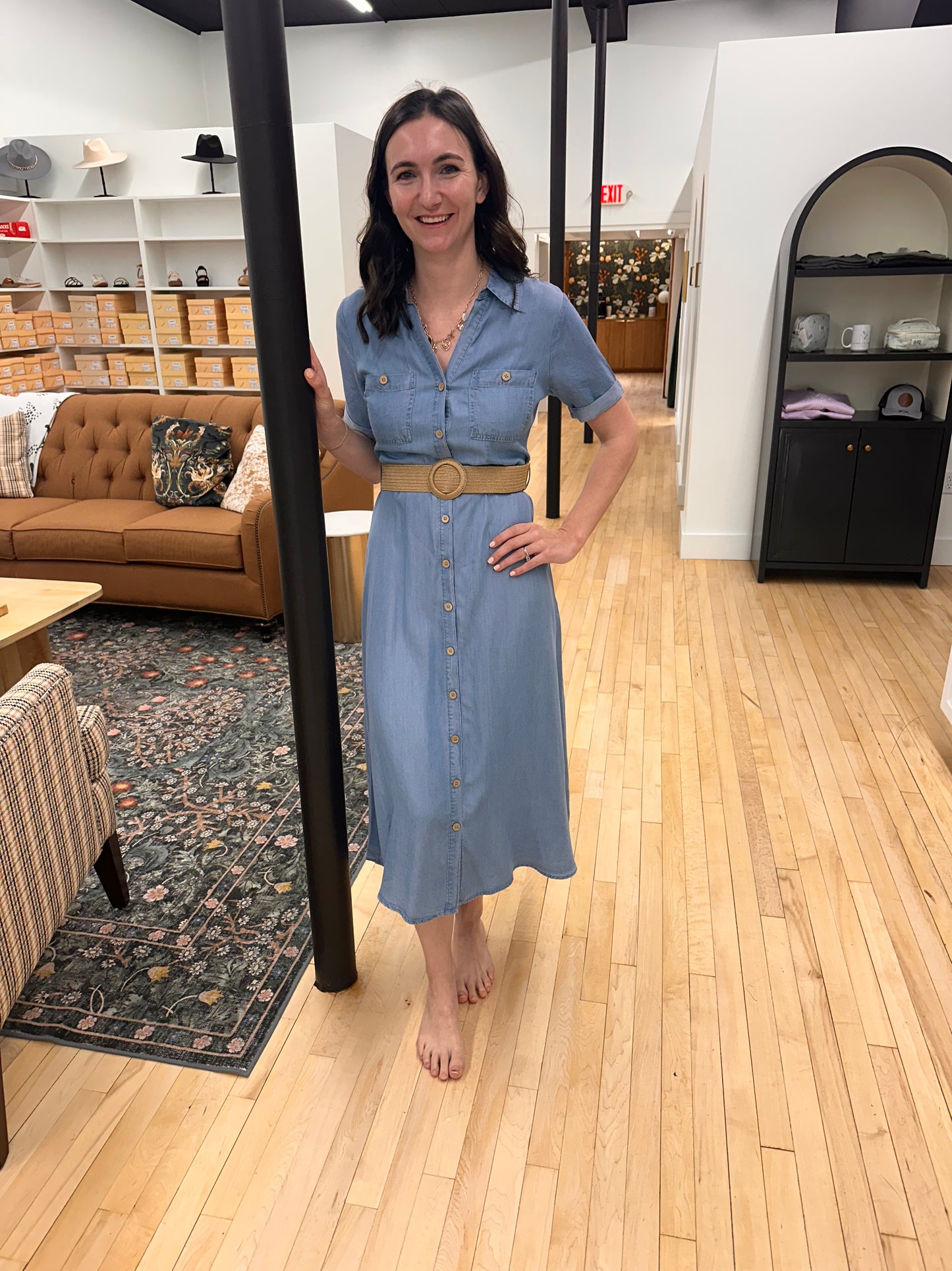 Esther Belted Dress