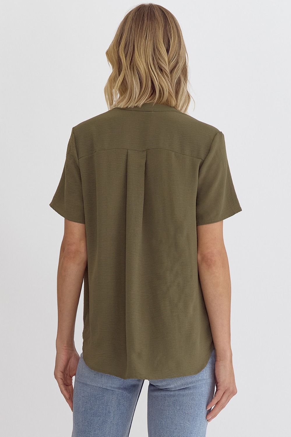 Connie Blouse - Olive