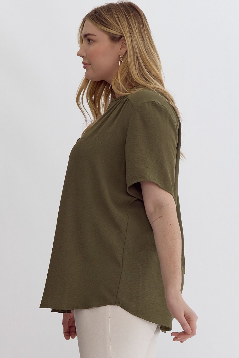 Connie Blouse - Olive