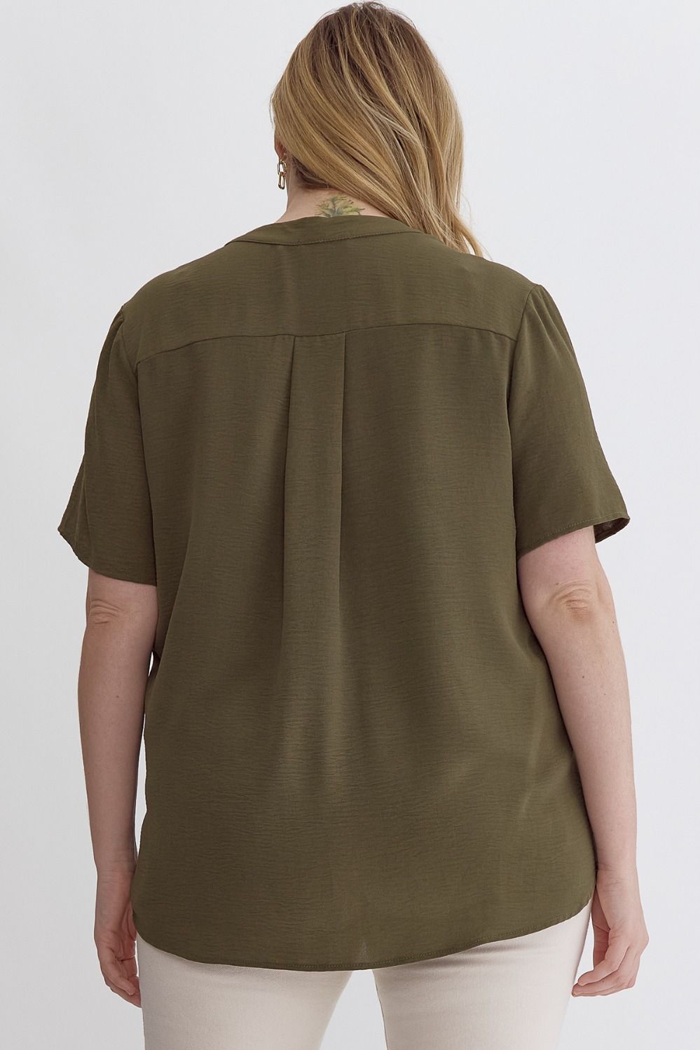 Connie Blouse - Olive