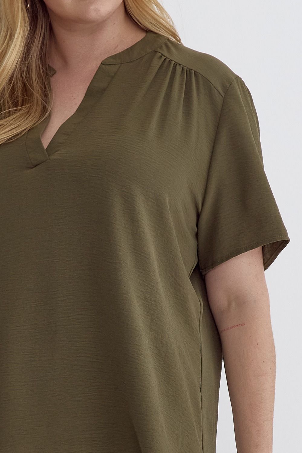 Connie Blouse - Olive