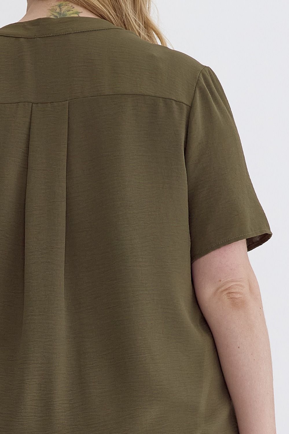 Connie Blouse - Olive