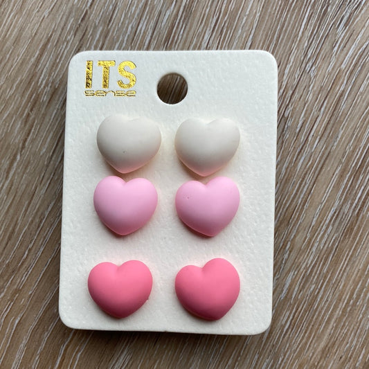 Ivy Heart Studs